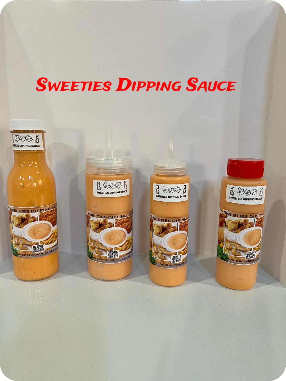 SWEETIES DIPPING SAUCE (6) PACK OF 12 OZ BOTTLES (SQUEEZE) 1/2 CASE
